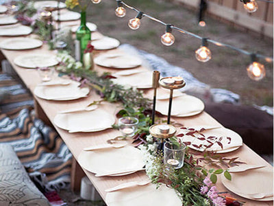 Sustainable I Dos: Save Money and the Earth with Compostable Wedding Tableware