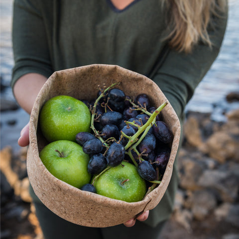 Outdoor Cork Fabric Bowls