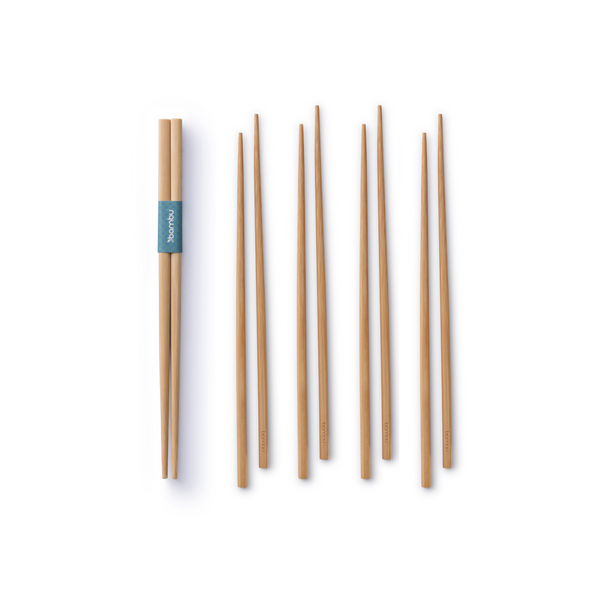 Set of 5 Bamboo Chopsticks - bambu