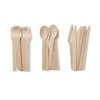 Veneerware® Bamboo Knife, Fork, Spoon Sets for party