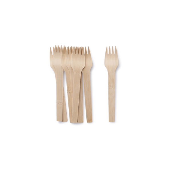 Veneerware® Bamboo Forks bulk case