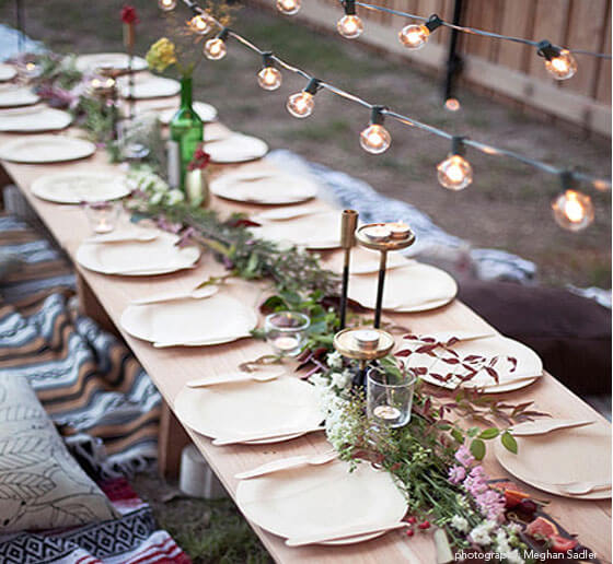Sustainable I Dos: Save Money and the Earth with Compostable Wedding Tableware