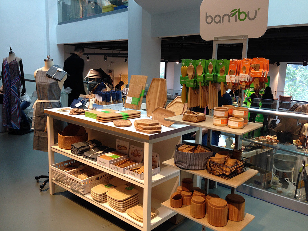 bambu exhibits at Eco Design Exhibition in Shanghai