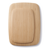A Medium Classic Cutting Board is stacked atop a Large Classic Cutting Board.