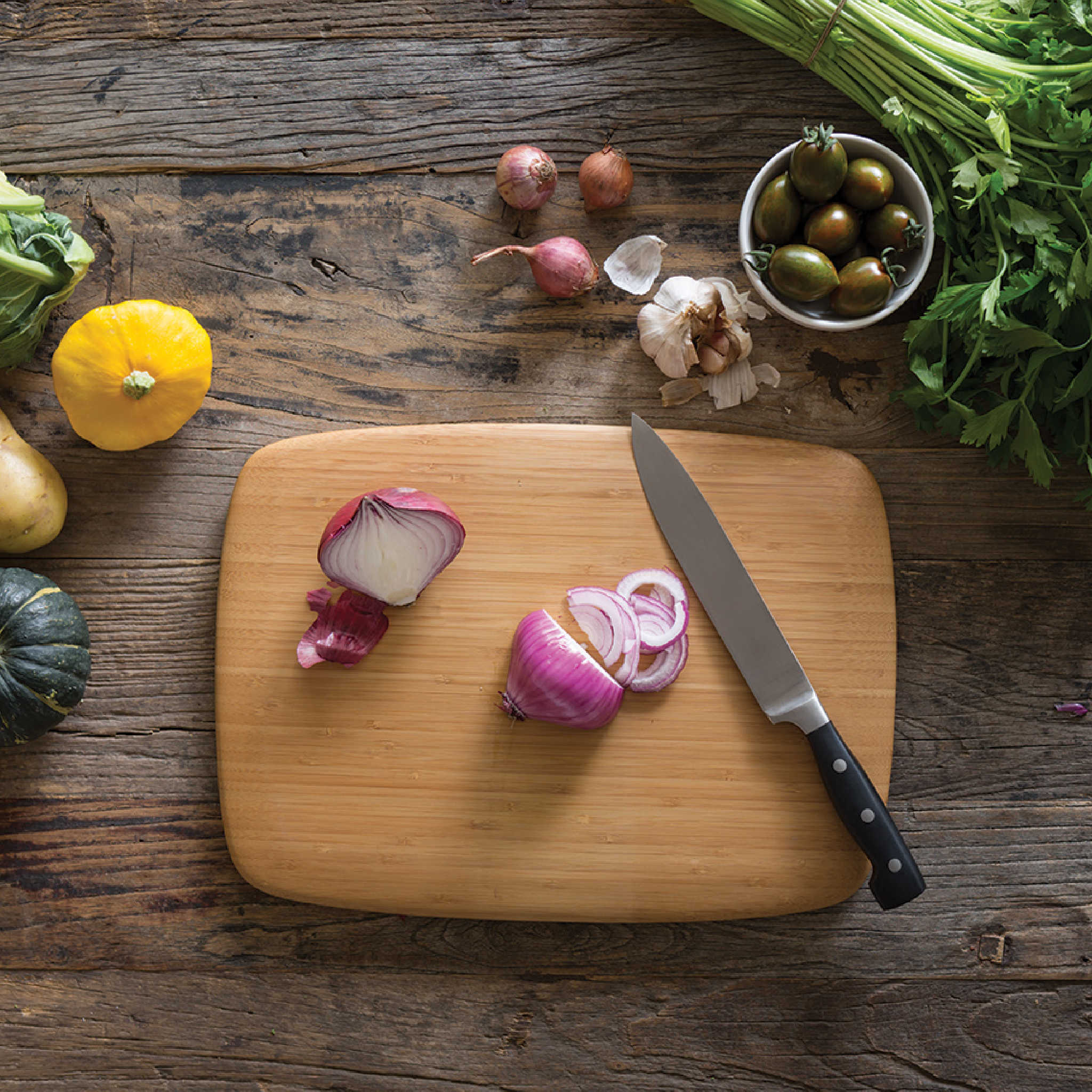 Bamboo Cutting Boards - Medium & Large