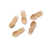 Set of 5 bamboo sporks from bambu