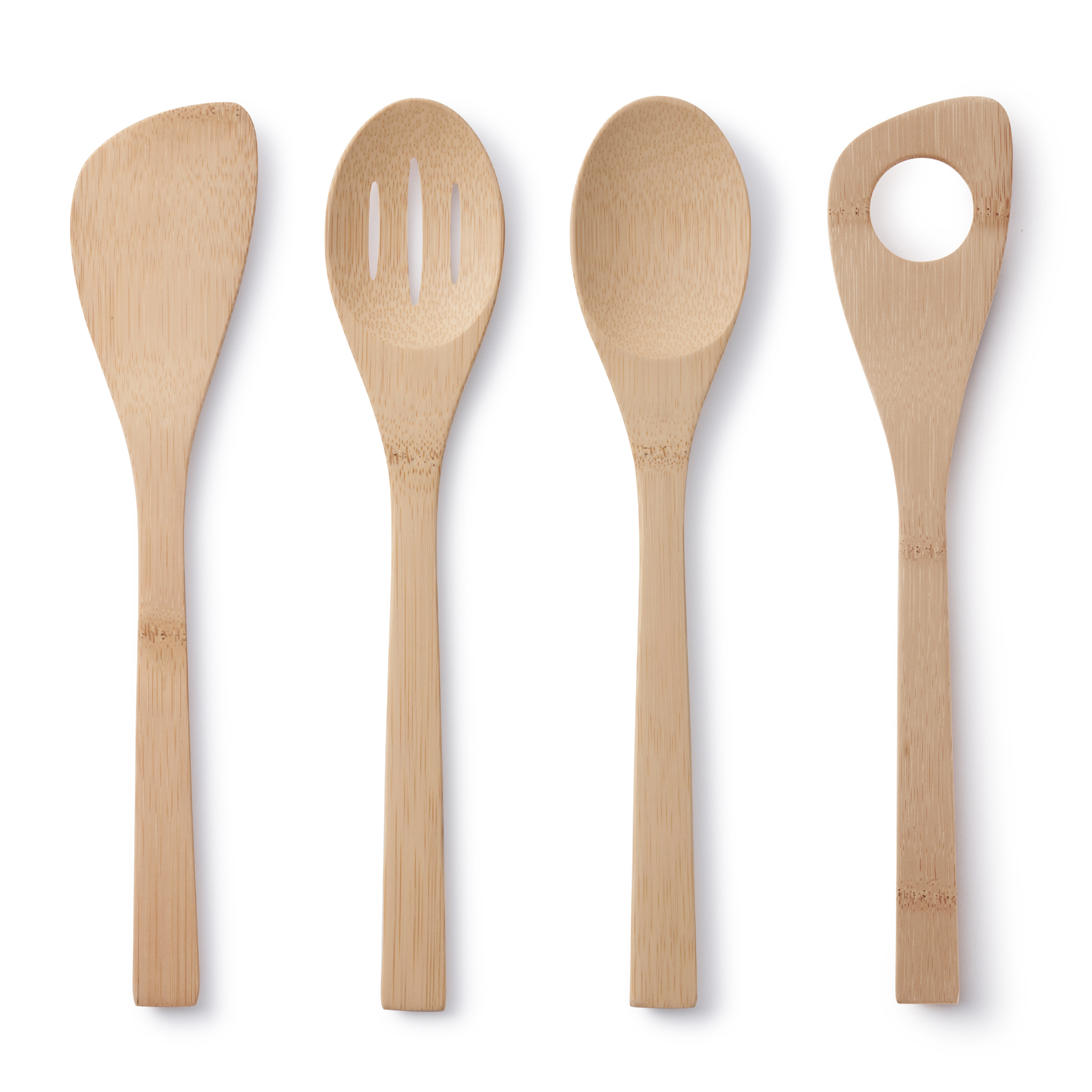 Bamboo 4 Piece Kitchen Utensil Set - Kitchen Utensils