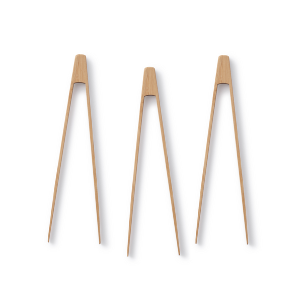 Small tongs, set of 3 - bambu