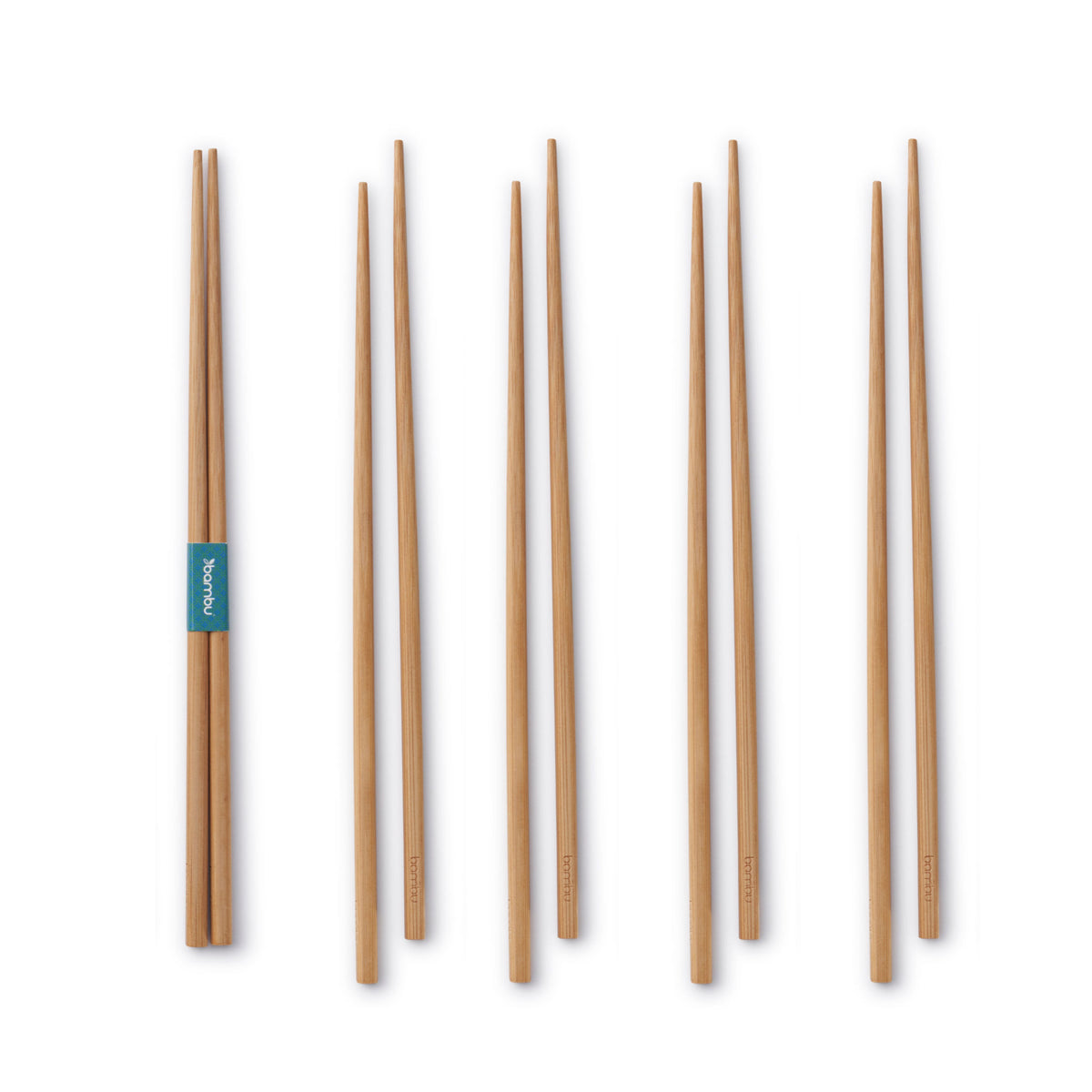 Bamboo Chopsticks, 5 Sets
