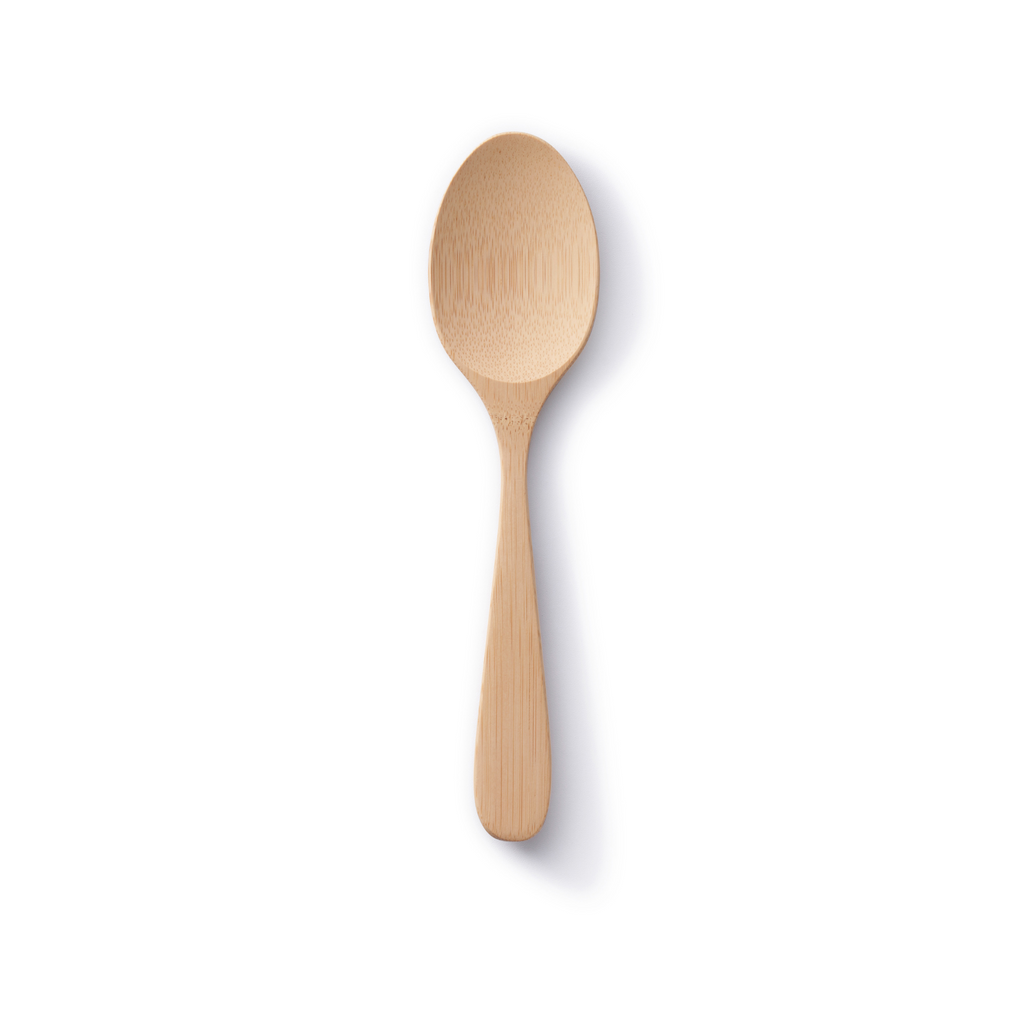 Bamboo Serving Spoon, made from a single piece of bamboo. Serve salad, grains, or casseroles with ease.