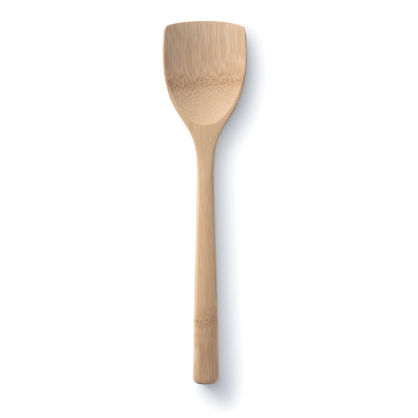 13" Bamboo Wok Spatula displayed on a white background.