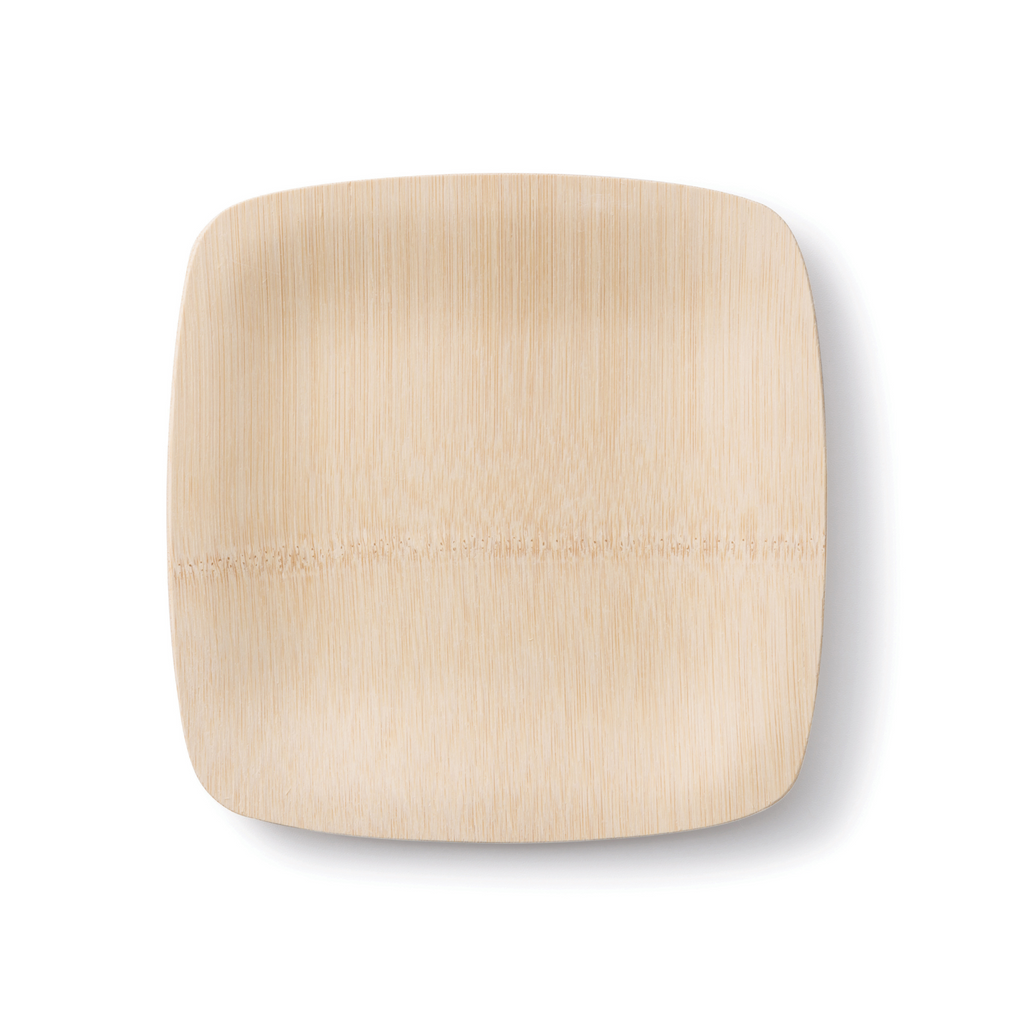 9" Veneerware® Square Bamboo Plates