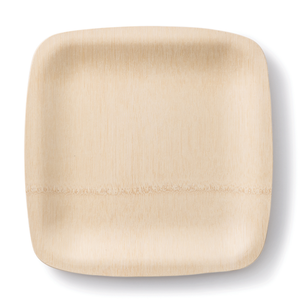 11" Veneerware® Square Bamboo Plates