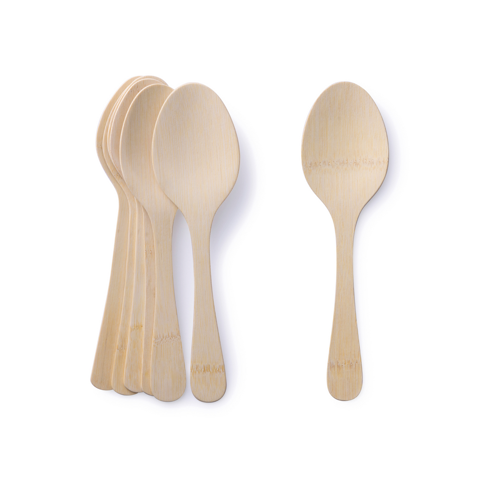 Veneerware Disposable Bamboo Serving Spoons