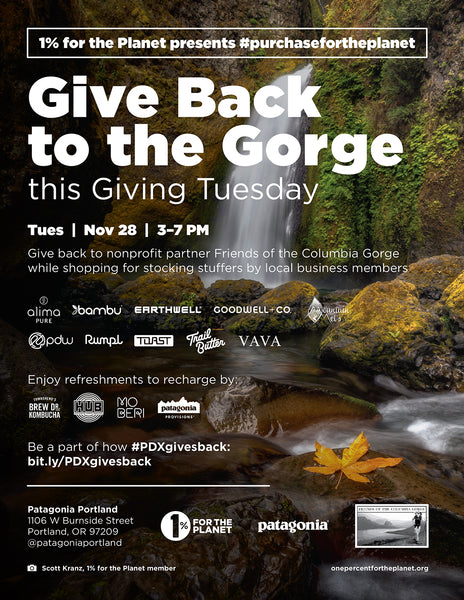 #GivingTuesday event at Patagonia Portland
