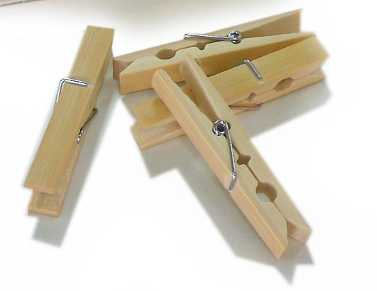 bamboo clothespins