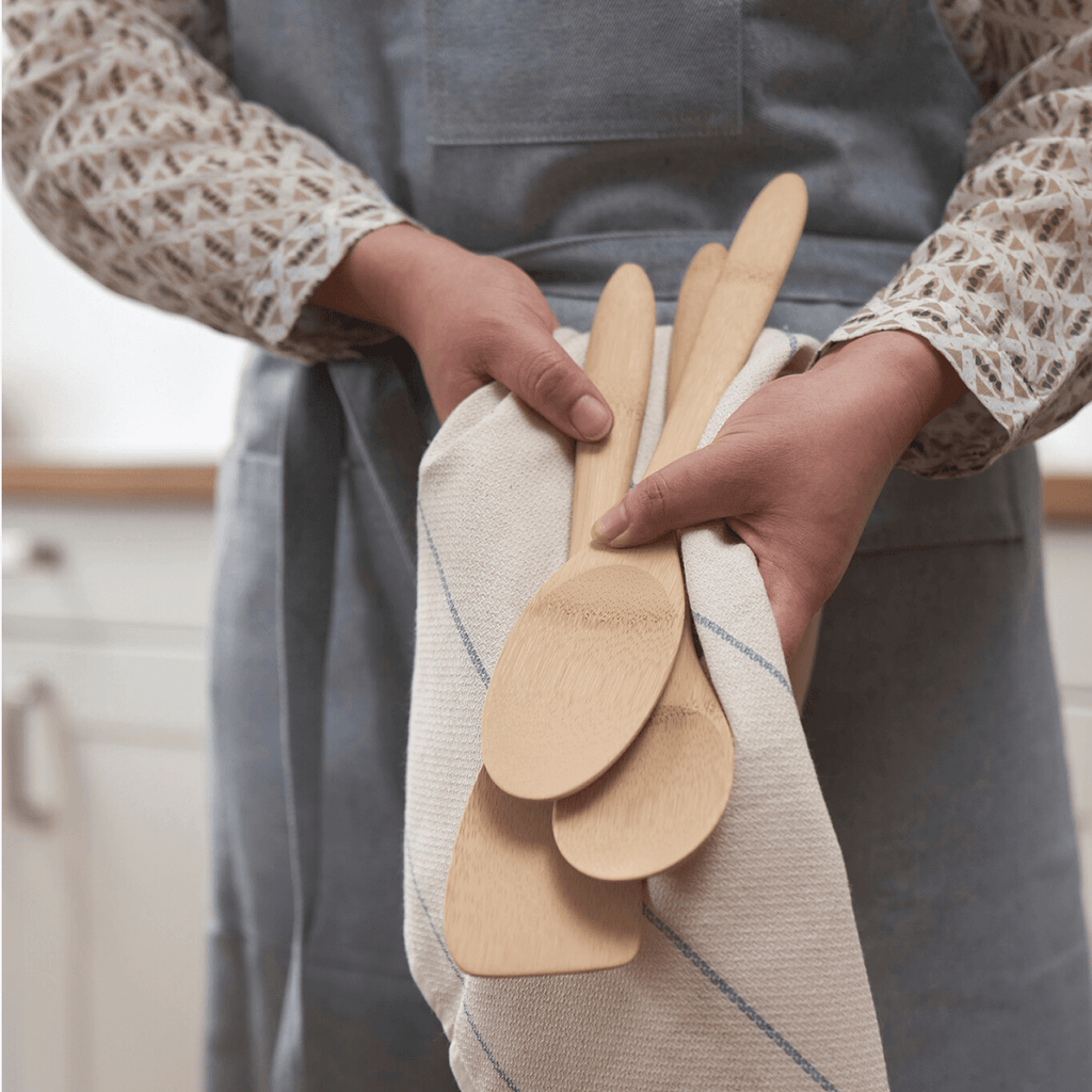 Kitchen Basics, Set of 3 Bamboo Cooking Utensils for cooking