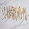 Disposable Bamboo Straws. Box of 24