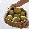 cork fabric adjust-a-bowl with pears - bambu