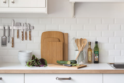 Bamboo cutting boards designed by Bambu